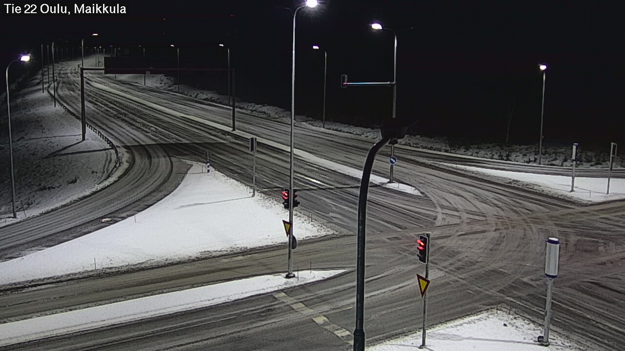 Weather Camera Image Road 22 Oulu Maikkula, Oulu, Pohjois-Pohjanmaa