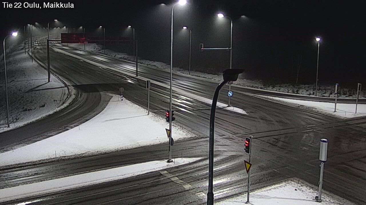 Weather Camera Image Road 22 Oulu Maikkula, Oulu, Pohjois-Pohjanmaa