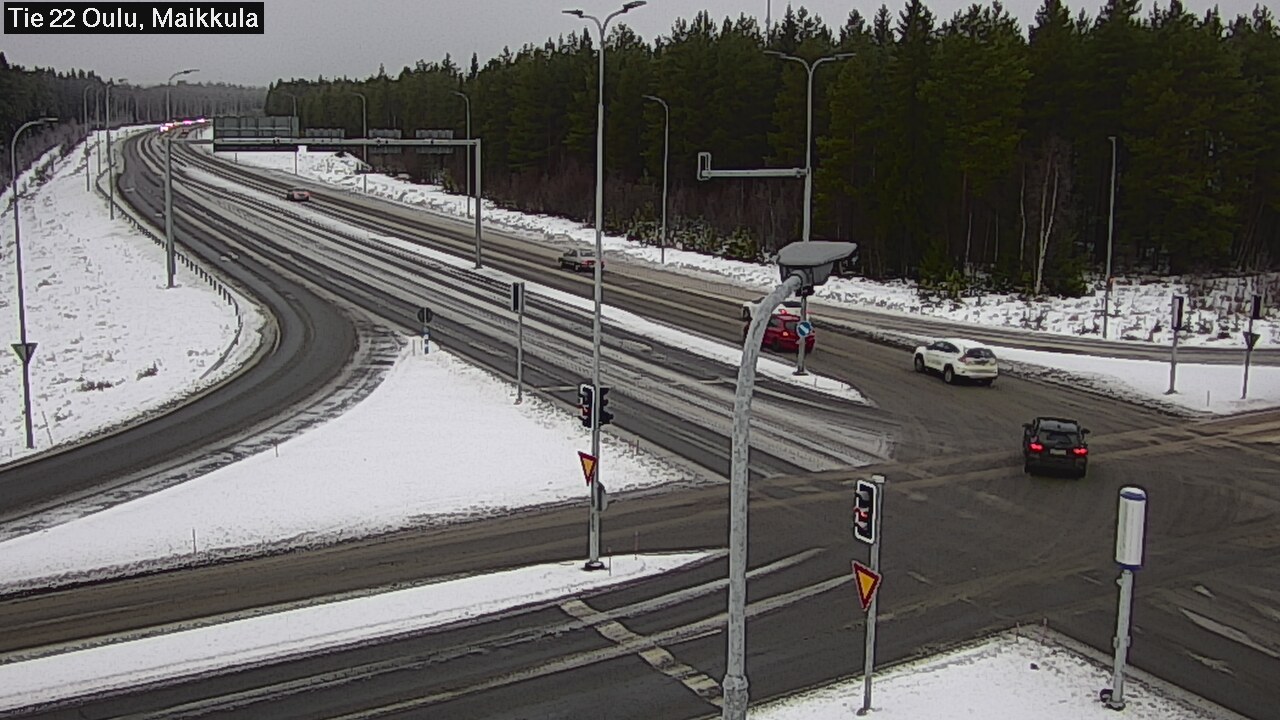 Weather Camera Image Road 22 Oulu Maikkula, Oulu, Pohjois-Pohjanmaa