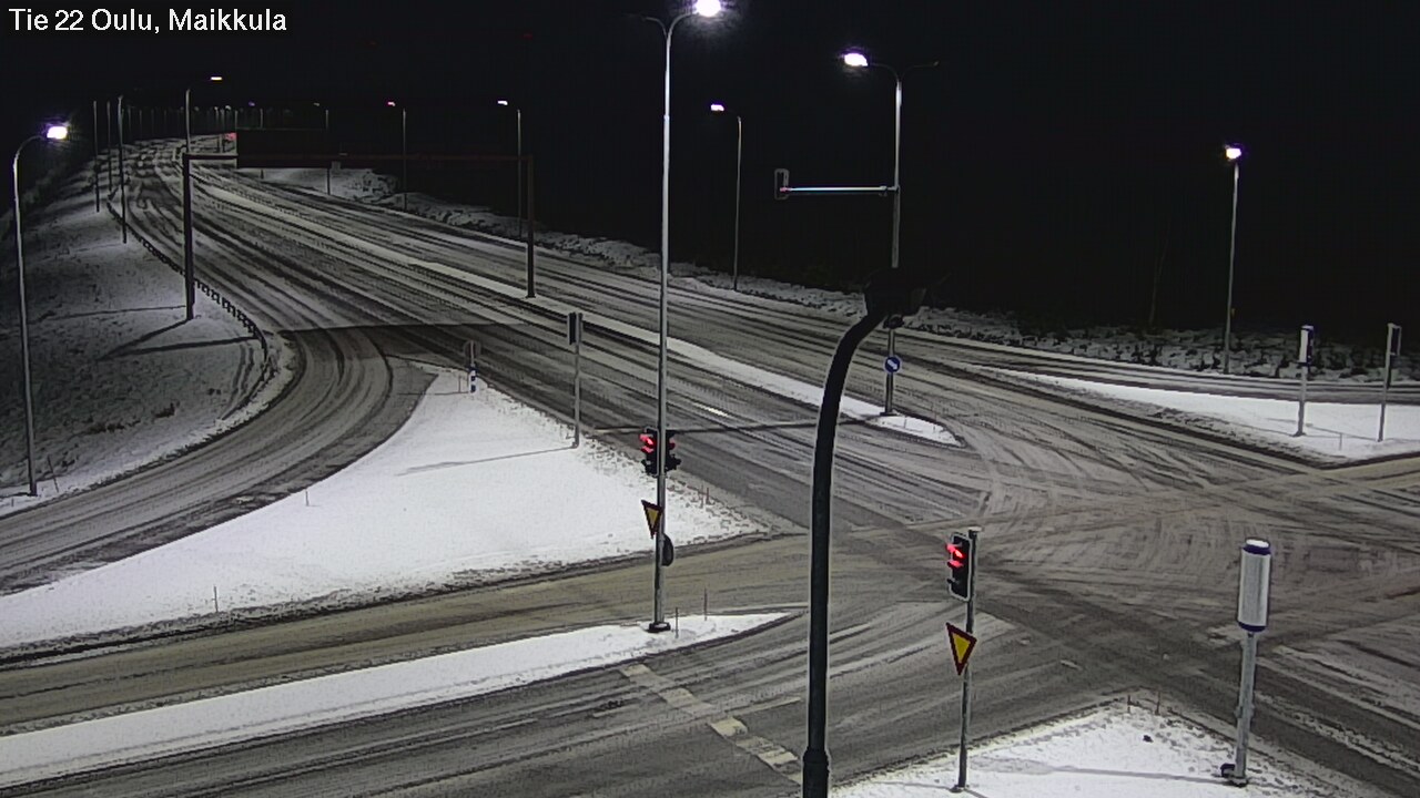 Weather Camera Image Road 22 Oulu Maikkula, Oulu, Pohjois-Pohjanmaa