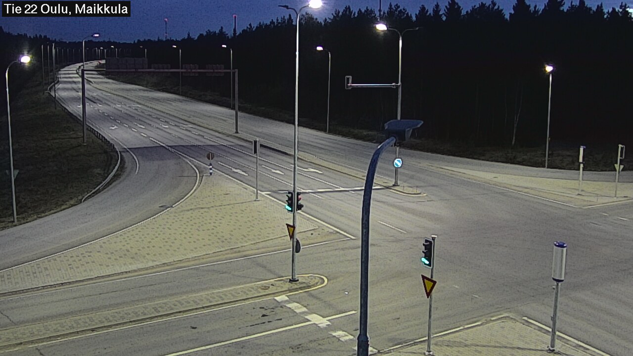 Weather Camera Image Road 22 Oulu Maikkula, Oulu, Pohjois-Pohjanmaa