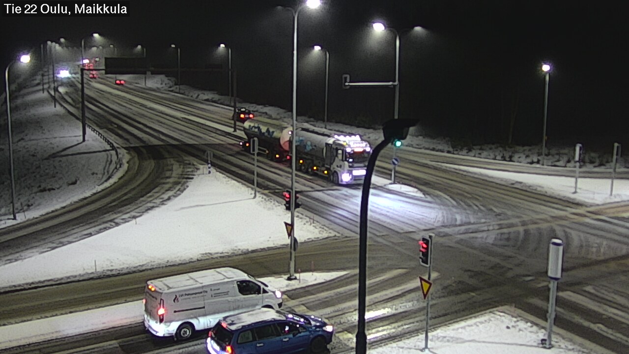 Weather Camera Image Road 22 Oulu Maikkula, Oulu, Pohjois-Pohjanmaa