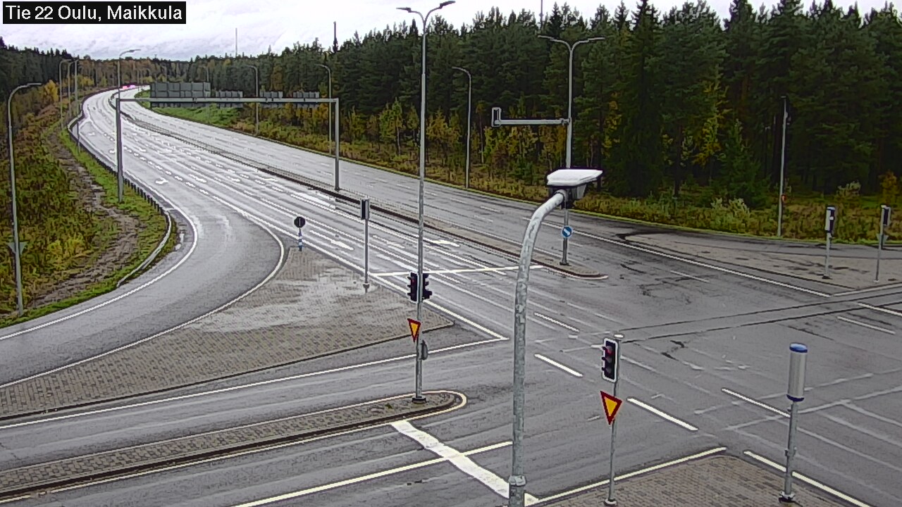 Weather Camera Image Road 22 Oulu Maikkula, Oulu, Pohjois-Pohjanmaa