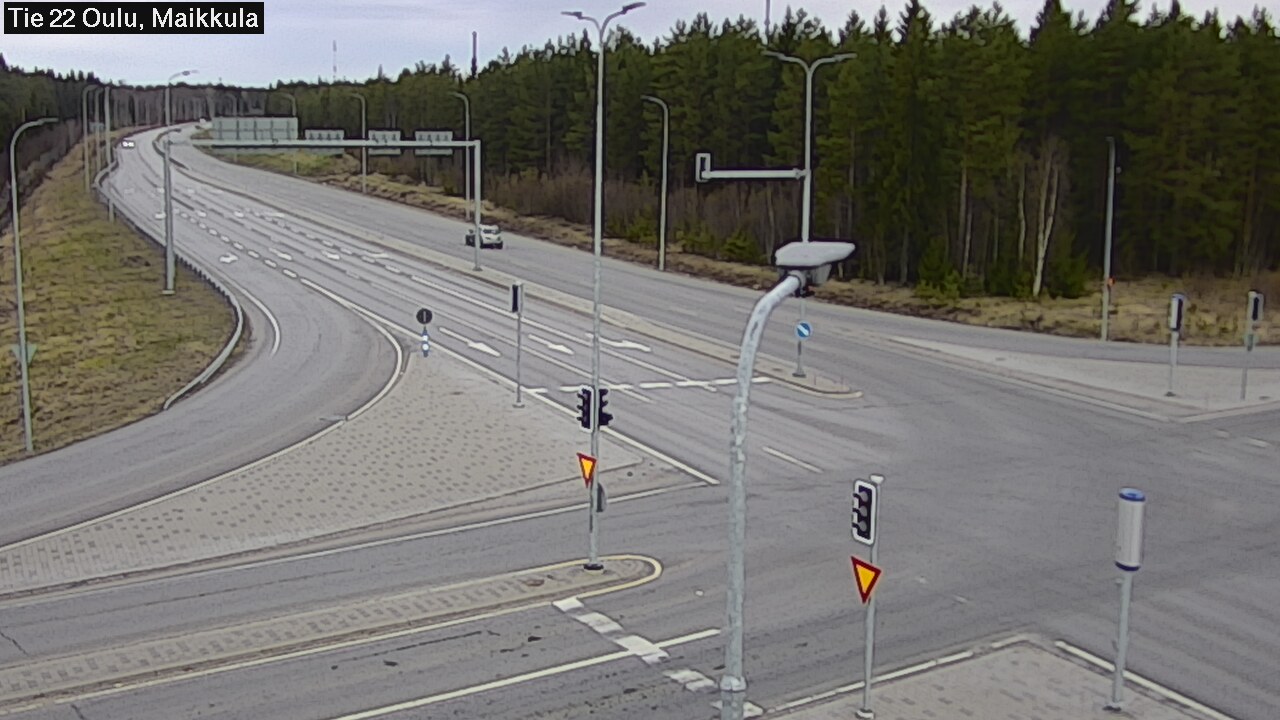Weather Camera Image Road 22 Oulu Maikkula, Oulu, Pohjois-Pohjanmaa