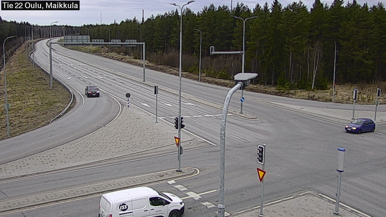 Weather Camera Image Road 22 Oulu Maikkula, Oulu, Pohjois-Pohjanmaa
