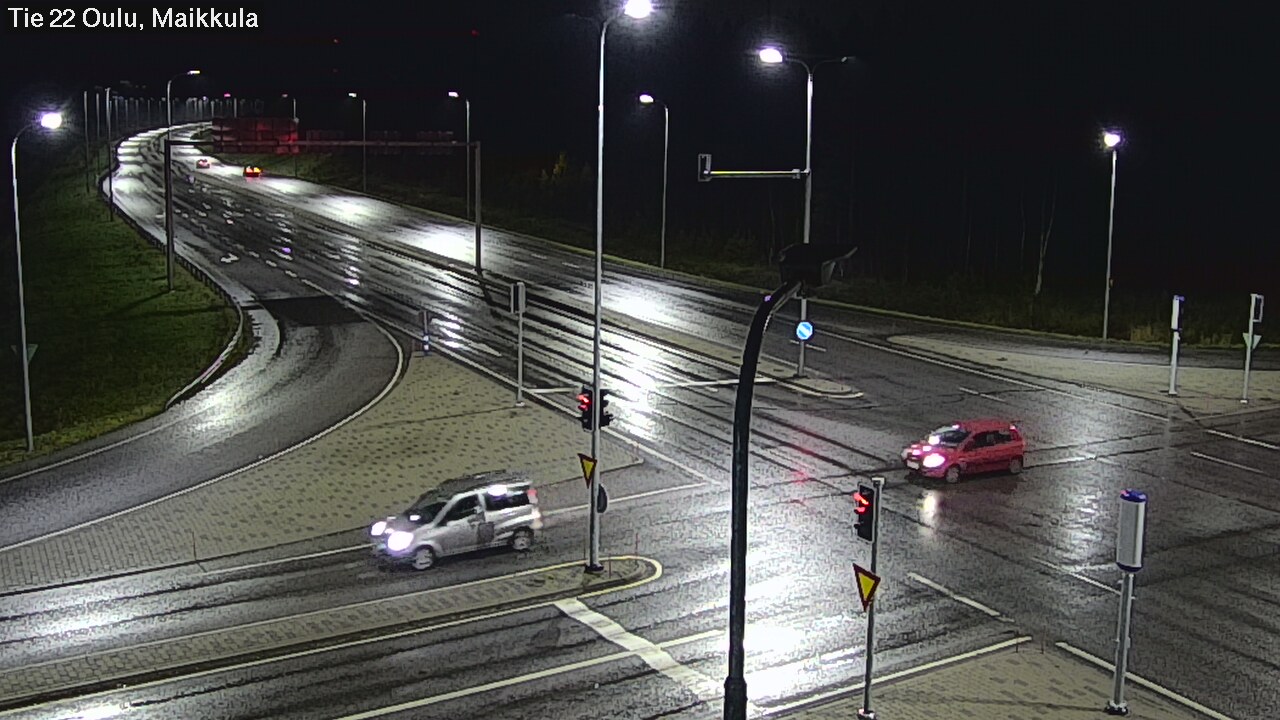 Weather Camera Image Väg 22 Uleåborg Maikkula, Oulu, Pohjois-Pohjanmaa