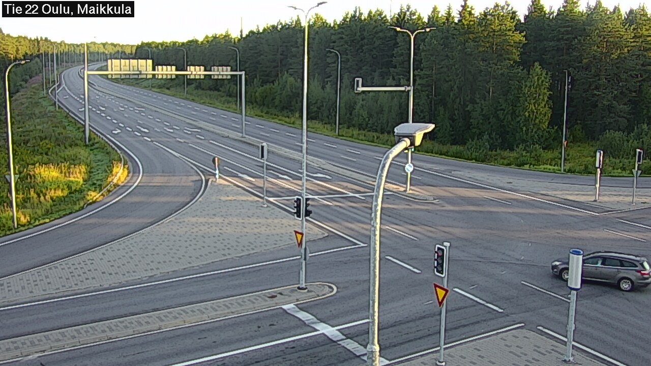 Weather Camera Image Road 22 Oulu Maikkula, Oulu, Pohjois-Pohjanmaa