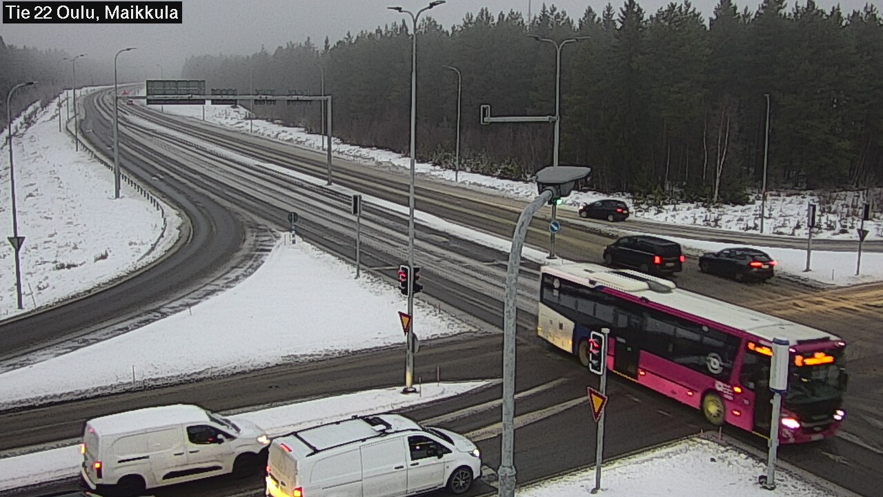 Weather Camera Image Road 22 Oulu Maikkula, Oulu, Pohjois-Pohjanmaa