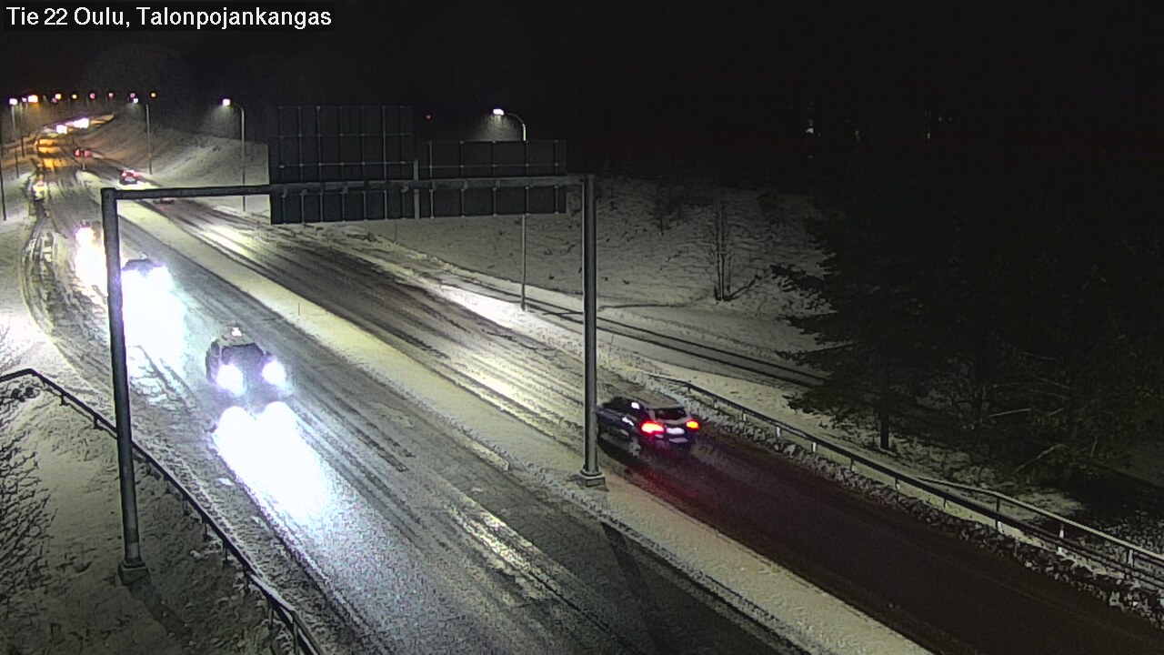 Weather Camera Image Väg 22 Oulu Heikkilänkangas, Oulu, Pohjois-Pohjanmaa