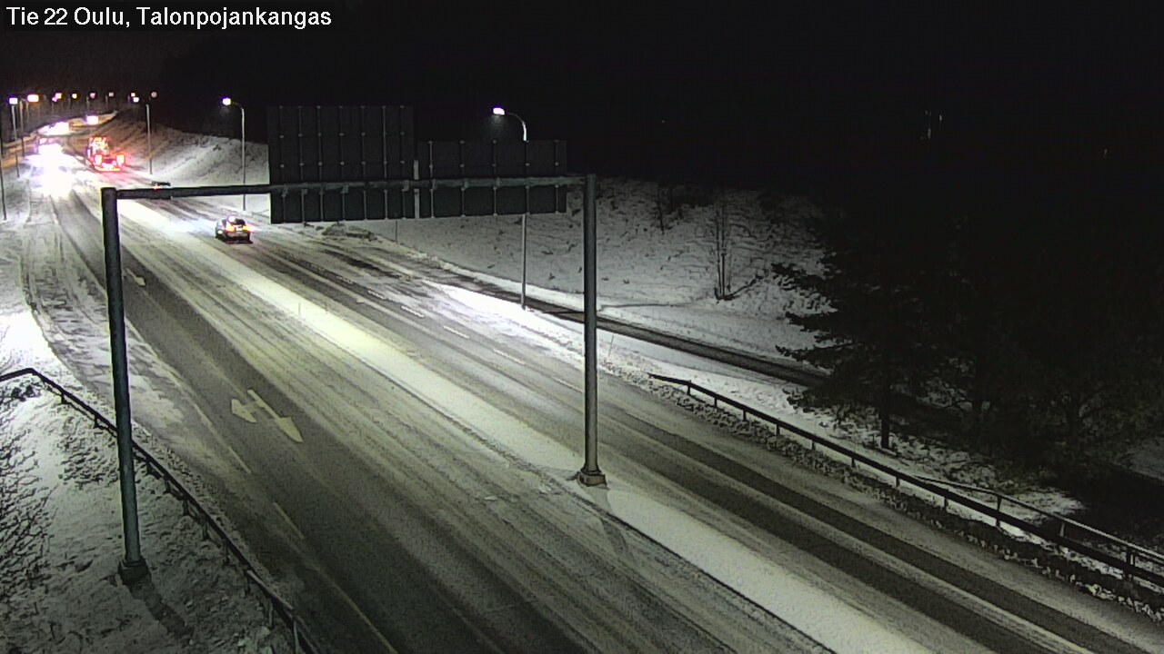 Weather Camera Image Road 22 Oulu Heikkilänkangas, Oulu, Pohjois-Pohjanmaa