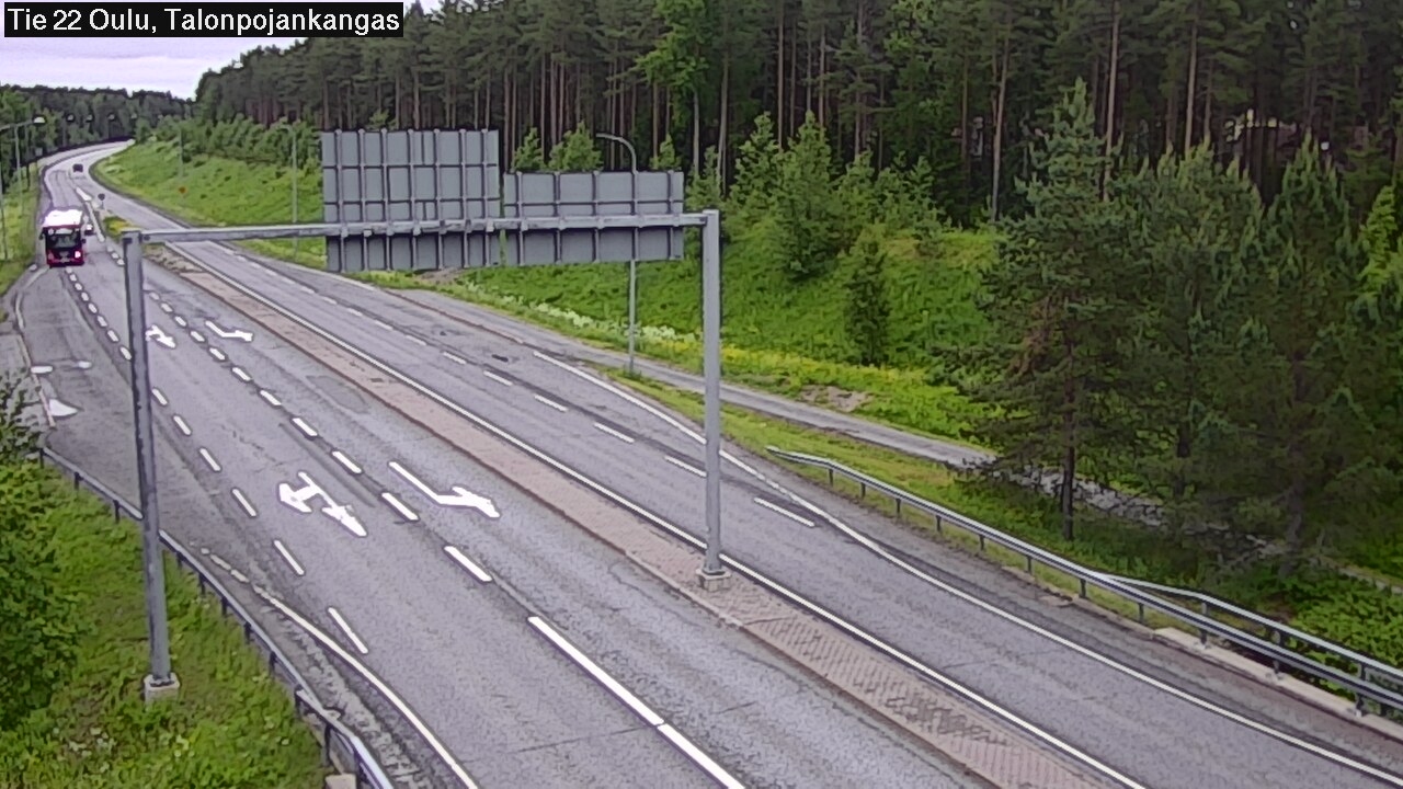 Weather Camera Image Väg 22 Oulu Heikkilänkangas, Oulu, Pohjois-Pohjanmaa