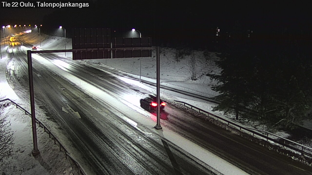 Weather Camera Image Väg 22 Oulu Heikkilänkangas, Oulu, Pohjois-Pohjanmaa