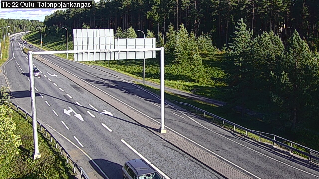Weather Camera Image Road 22 Oulu Heikkilänkangas, Oulu, Pohjois-Pohjanmaa