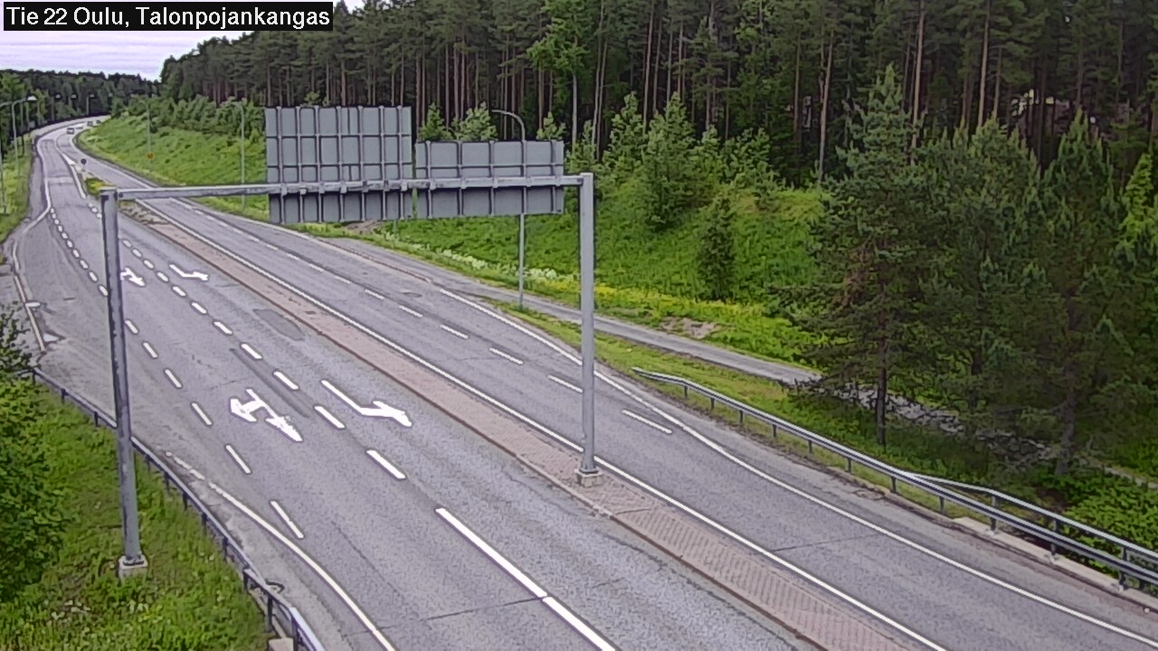 Weather Camera Image Road 22 Oulu Heikkilänkangas, Oulu, Pohjois-Pohjanmaa