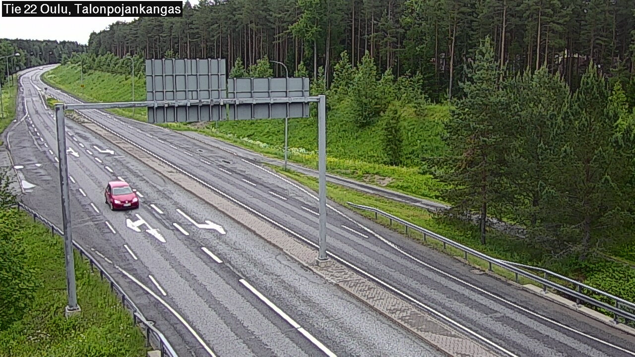 Weather Camera Image Väg 22 Oulu Heikkilänkangas, Oulu, Pohjois-Pohjanmaa