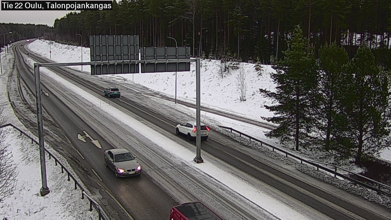 Weather Camera Image Road 22 Oulu Heikkilänkangas, Oulu, Pohjois-Pohjanmaa