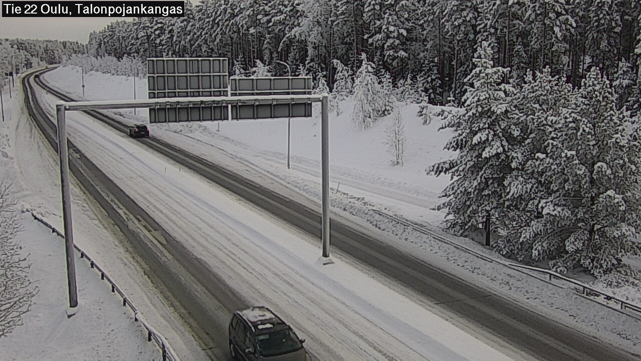 Weather Camera Image Väg 22 Oulu Heikkilänkangas, Oulu, Pohjois-Pohjanmaa