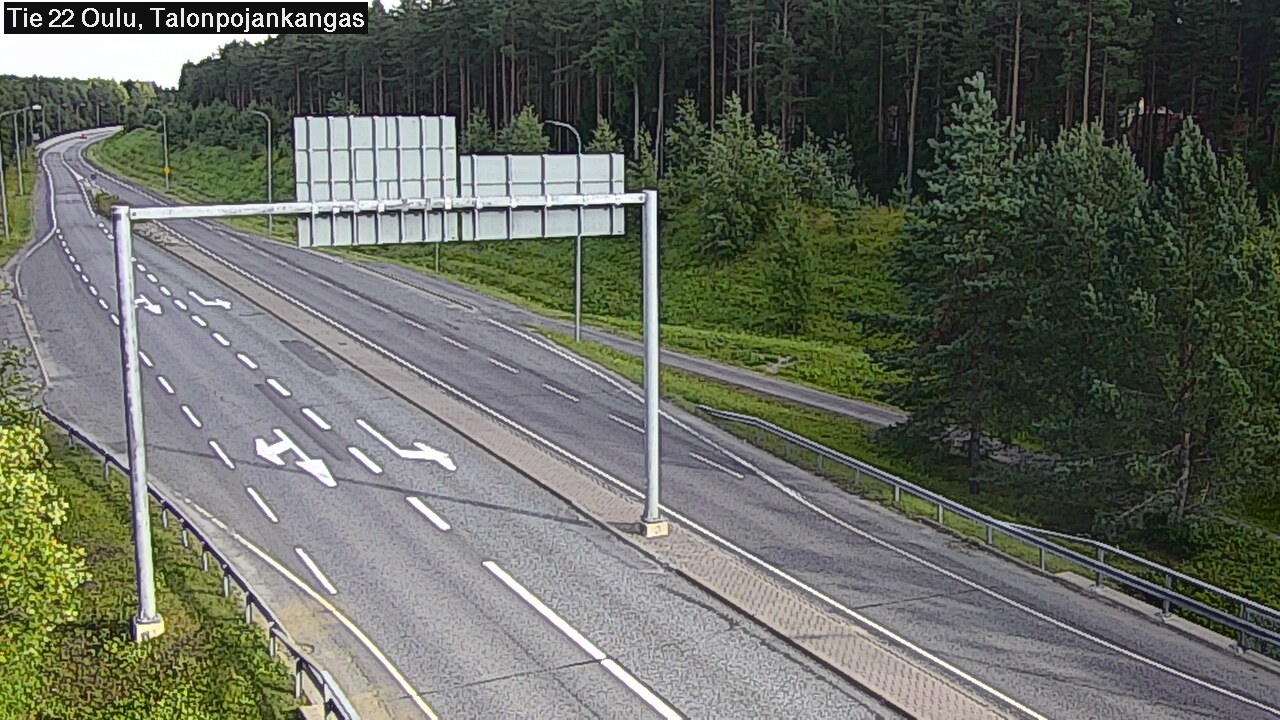 Weather Camera Image Road 22 Oulu Heikkilänkangas, Oulu, Pohjois-Pohjanmaa