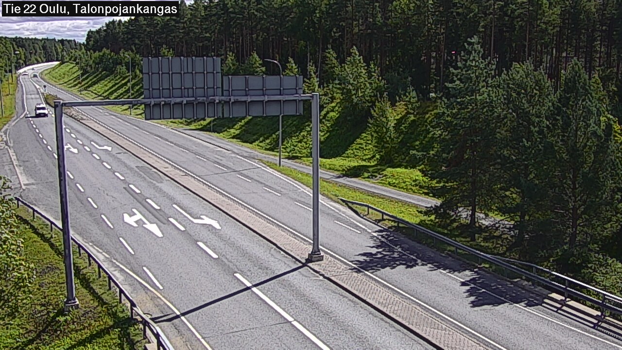 Weather Camera Image Road 22 Oulu Heikkilänkangas, Oulu, Pohjois-Pohjanmaa