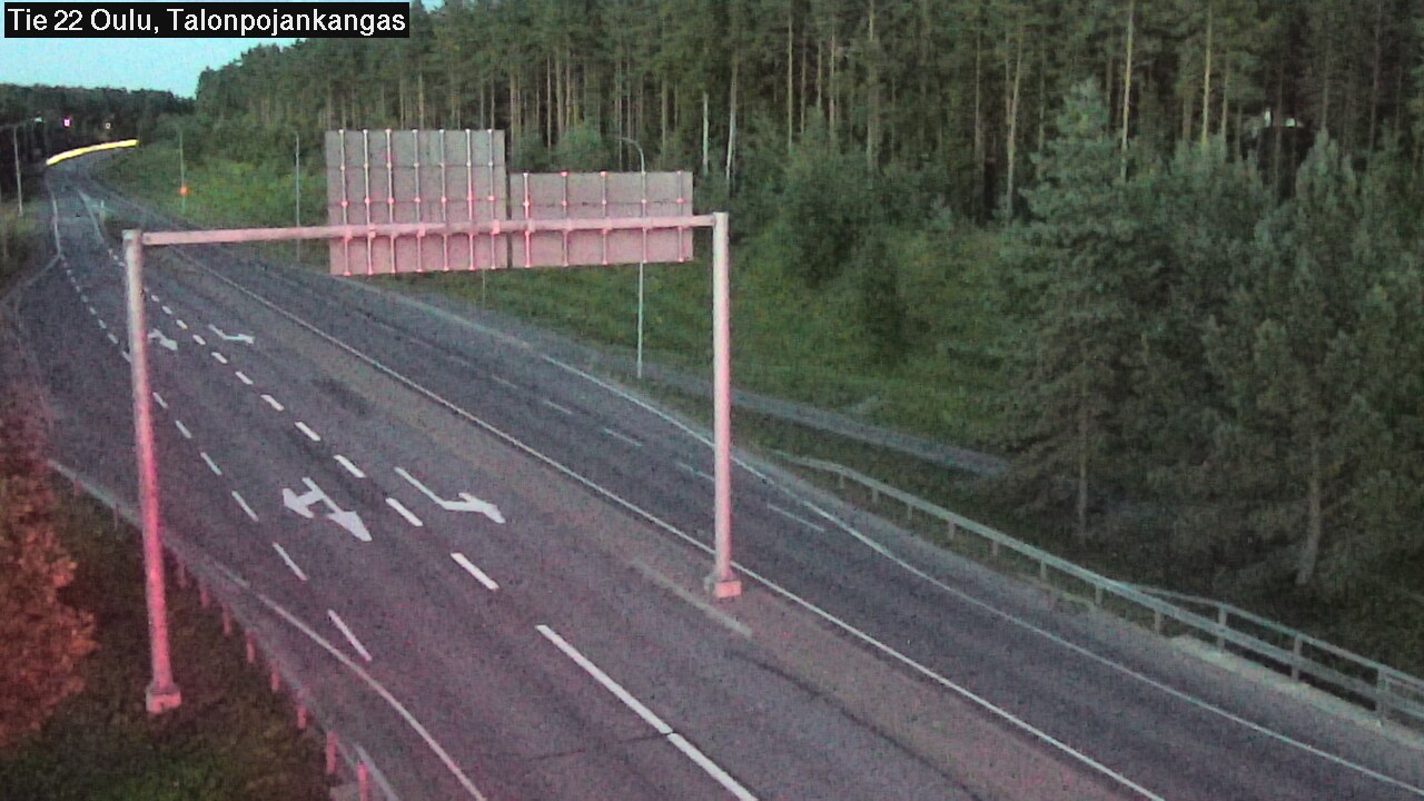 Weather Camera Image Road 22 Oulu Heikkilänkangas, Oulu, Pohjois-Pohjanmaa