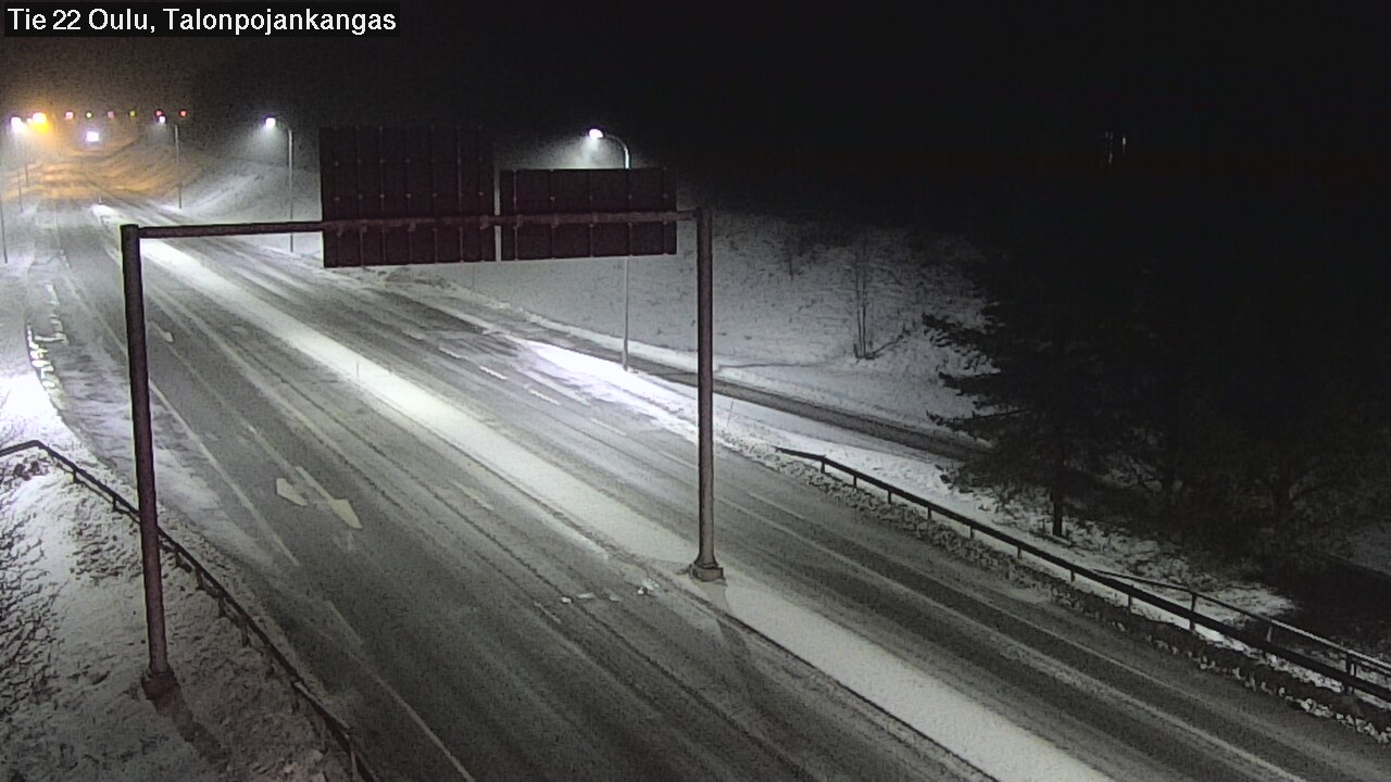 Weather Camera Image Road 22 Oulu Heikkilänkangas, Oulu, Pohjois-Pohjanmaa