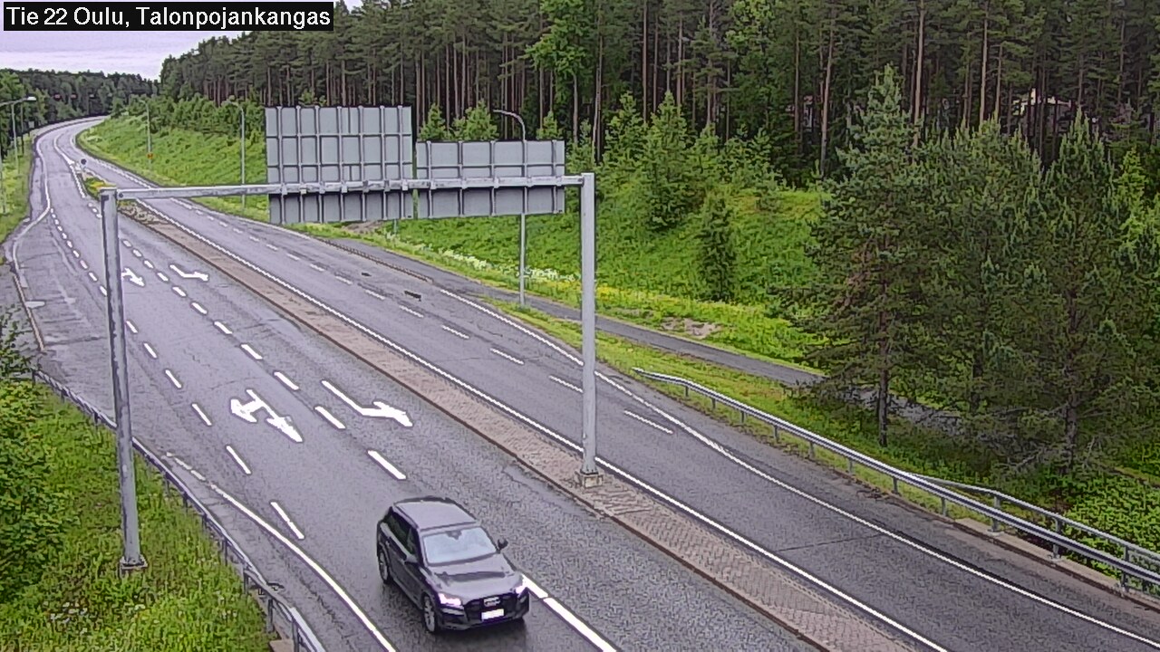 Weather Camera Image Väg 22 Oulu Heikkilänkangas, Oulu, Pohjois-Pohjanmaa