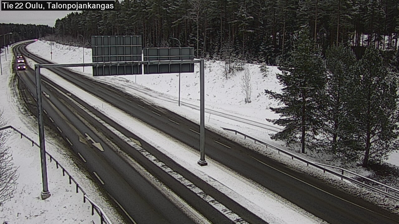 Weather Camera Image Väg 22 Oulu Heikkilänkangas, Oulu, Pohjois-Pohjanmaa