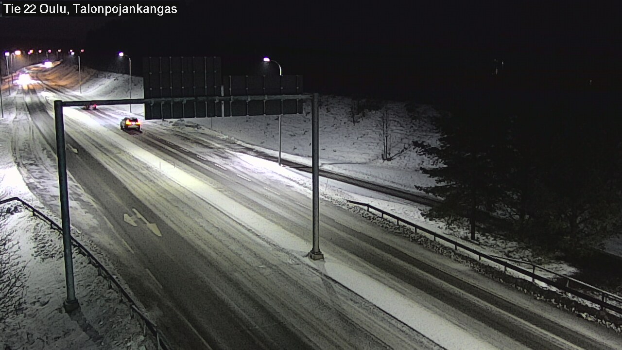Weather Camera Image Road 22 Oulu Heikkilänkangas, Oulu, Pohjois-Pohjanmaa