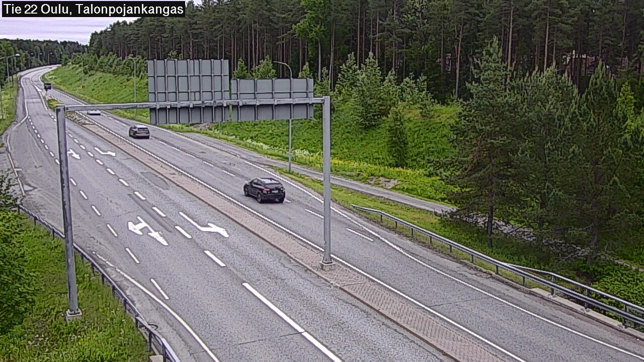 Weather Camera Image Road 22 Oulu Heikkilänkangas, Oulu, Pohjois-Pohjanmaa