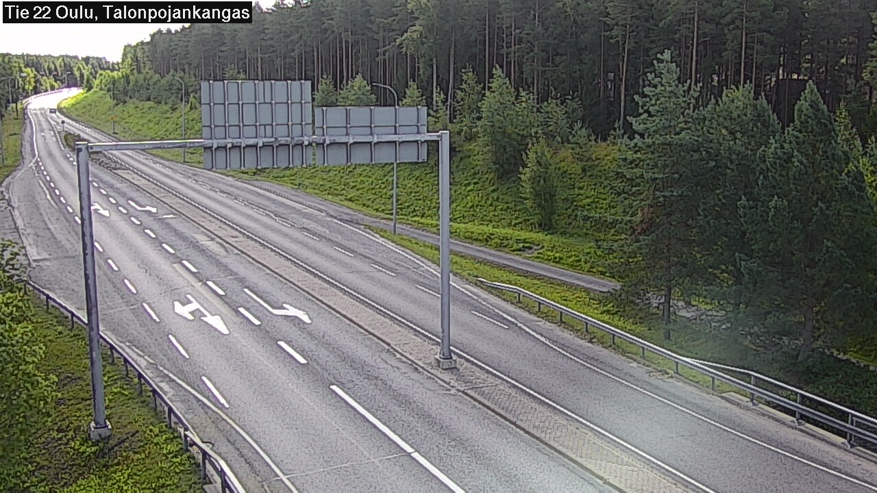 Weather Camera Image Road 22 Oulu Heikkilänkangas, Oulu, Pohjois-Pohjanmaa