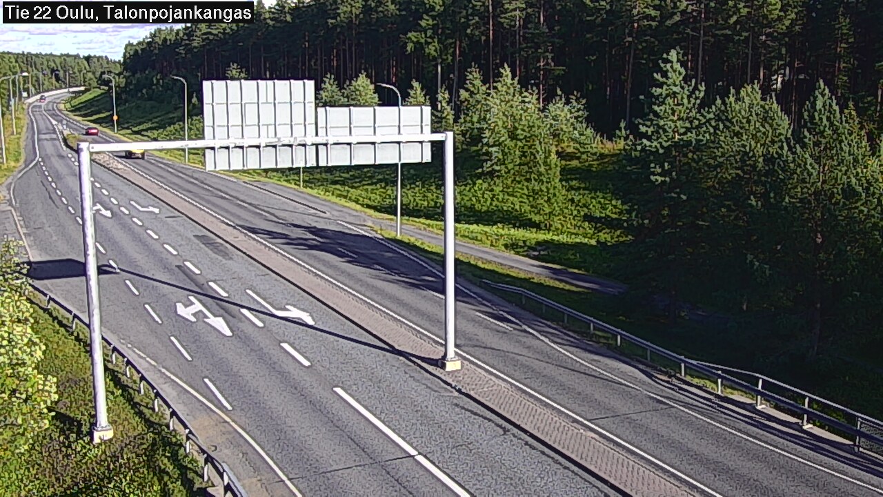 Weather Camera Image Road 22 Oulu Heikkilänkangas, Oulu, Pohjois-Pohjanmaa
