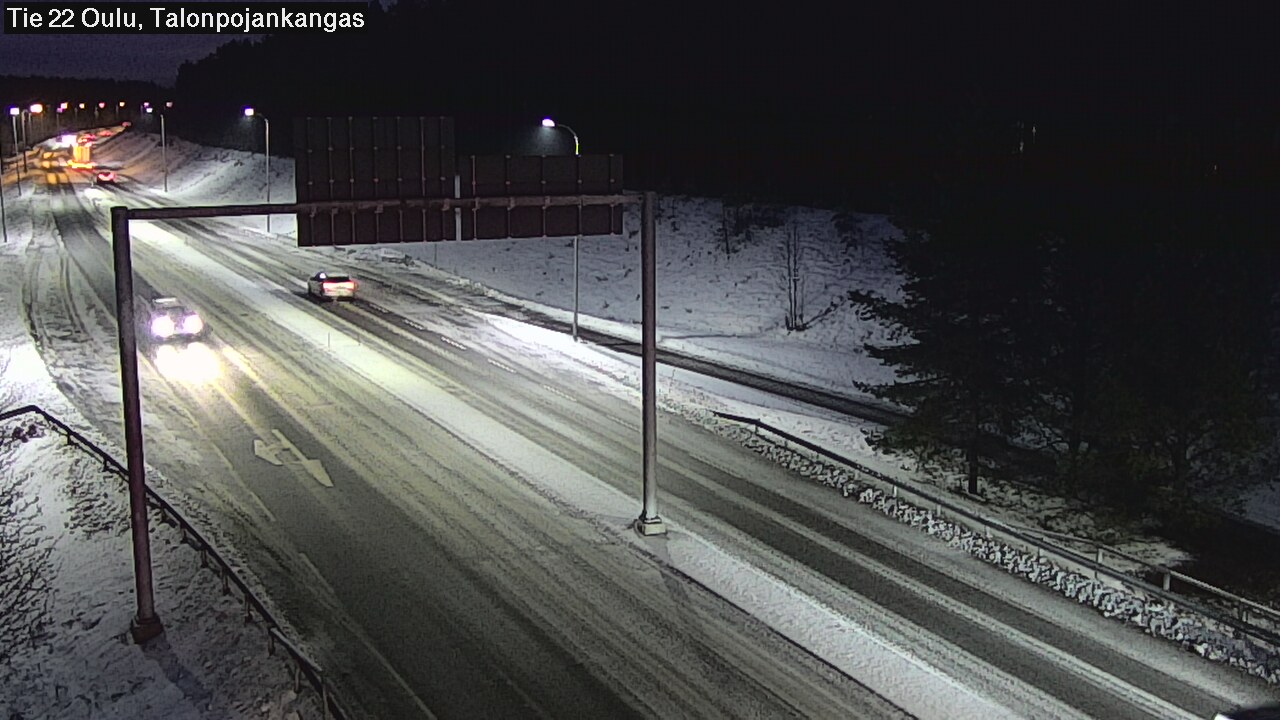 Weather Camera Image Road 22 Oulu Heikkilänkangas, Oulu, Pohjois-Pohjanmaa