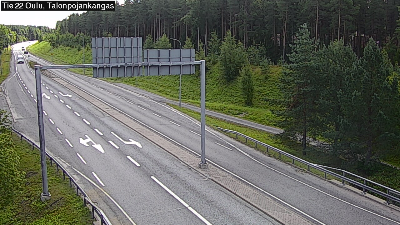 Weather Camera Image Road 22 Oulu Heikkilänkangas, Oulu, Pohjois-Pohjanmaa