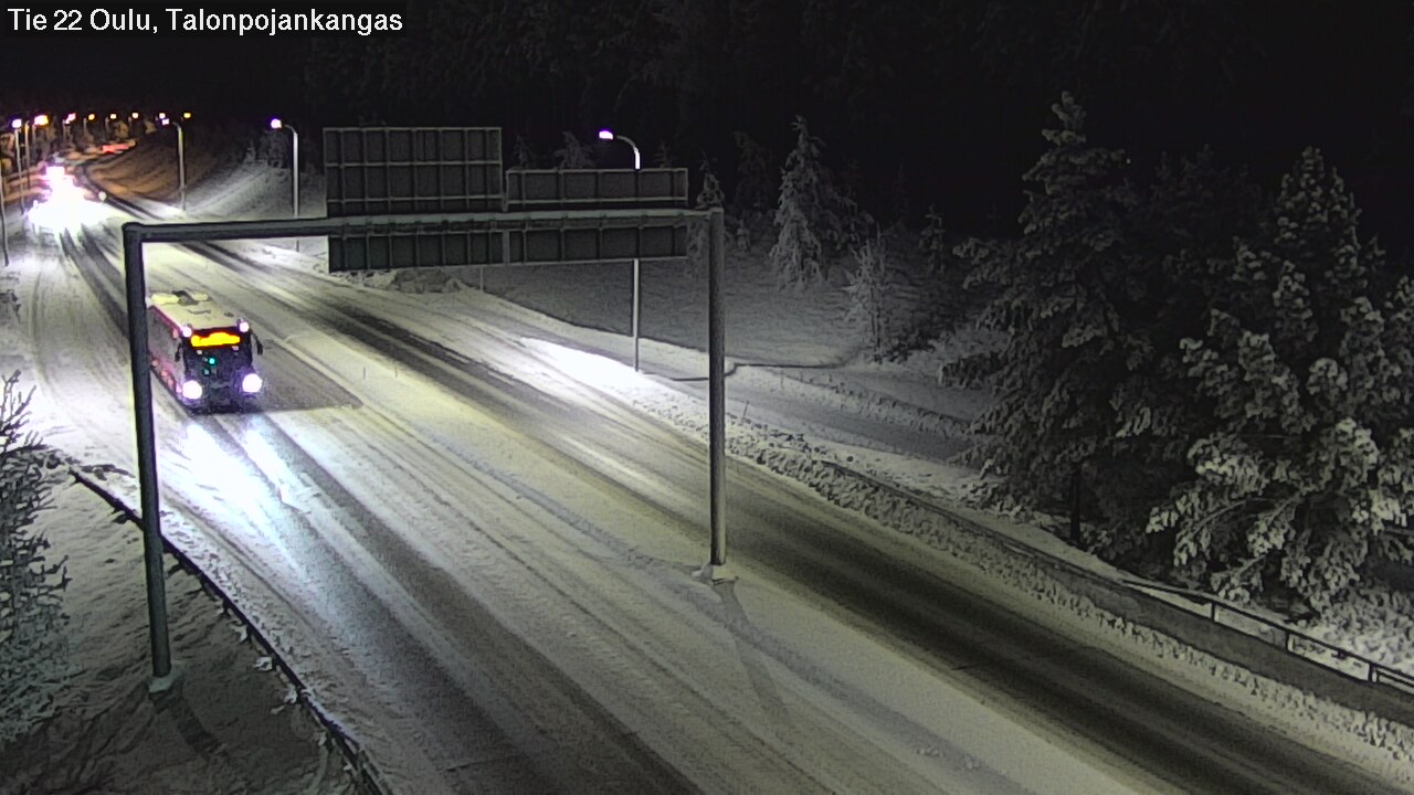 Weather Camera Image Väg 22 Oulu Heikkilänkangas, Oulu, Pohjois-Pohjanmaa