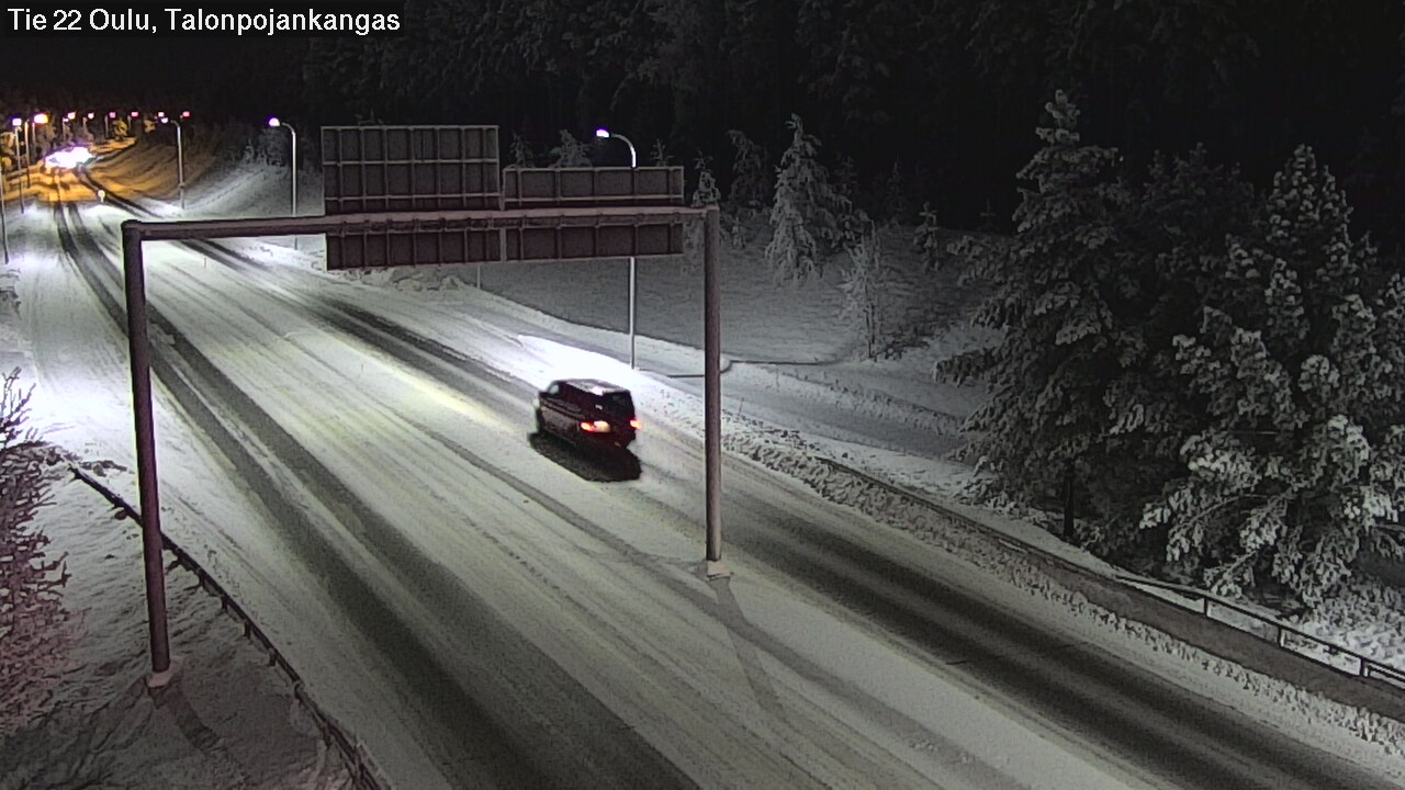 Weather Camera Image Väg 22 Oulu Heikkilänkangas, Oulu, Pohjois-Pohjanmaa