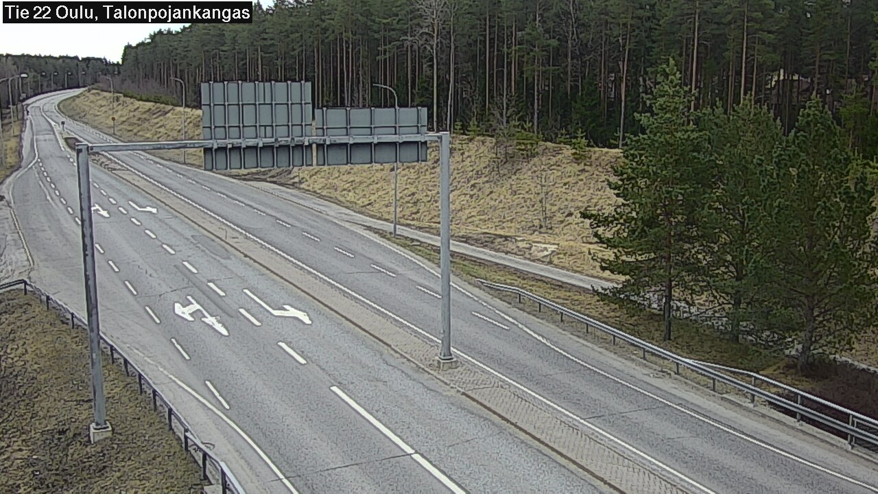 Weather Camera Image Väg 22 Oulu Heikkilänkangas, Oulu, Pohjois-Pohjanmaa