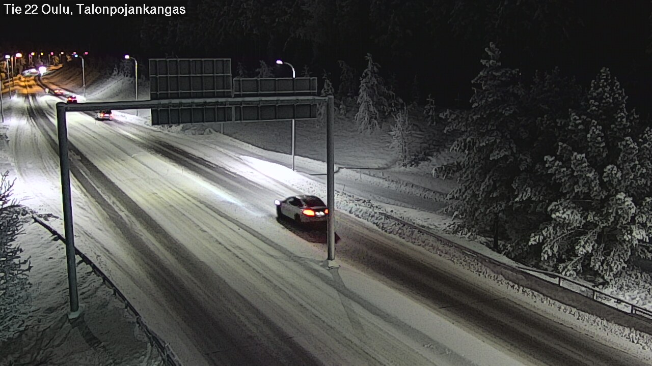 Weather Camera Image Väg 22 Oulu Heikkilänkangas, Oulu, Pohjois-Pohjanmaa