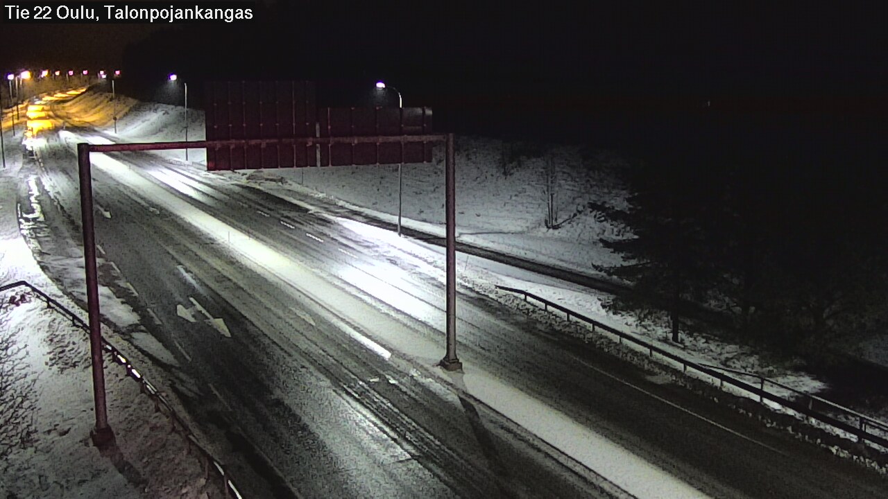 Weather Camera Image Väg 22 Oulu Heikkilänkangas, Oulu, Pohjois-Pohjanmaa