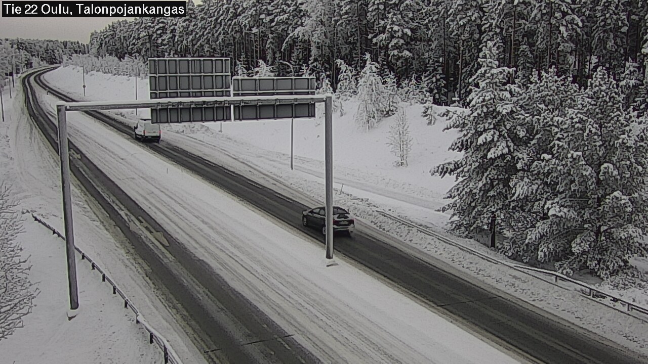 Weather Camera Image Väg 22 Oulu Heikkilänkangas, Oulu, Pohjois-Pohjanmaa