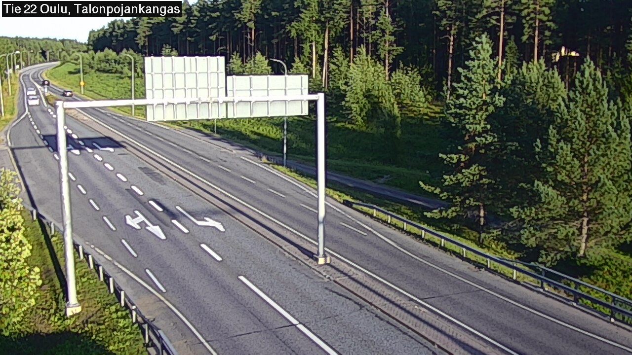 Weather Camera Image Road 22 Oulu Heikkilänkangas, Oulu, Pohjois-Pohjanmaa
