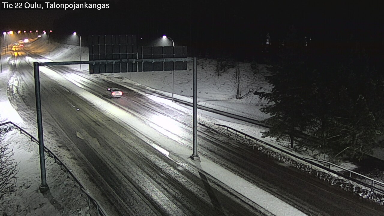 Weather Camera Image Väg 22 Oulu Heikkilänkangas, Oulu, Pohjois-Pohjanmaa