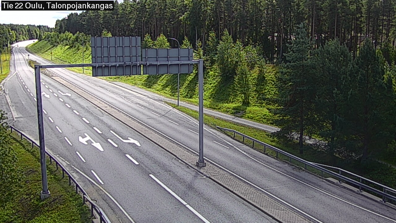 Weather Camera Image Road 22 Oulu Heikkilänkangas, Oulu, Pohjois-Pohjanmaa