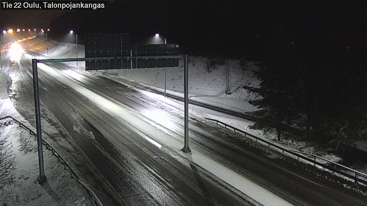 Weather Camera Image Väg 22 Oulu Heikkilänkangas, Oulu, Pohjois-Pohjanmaa