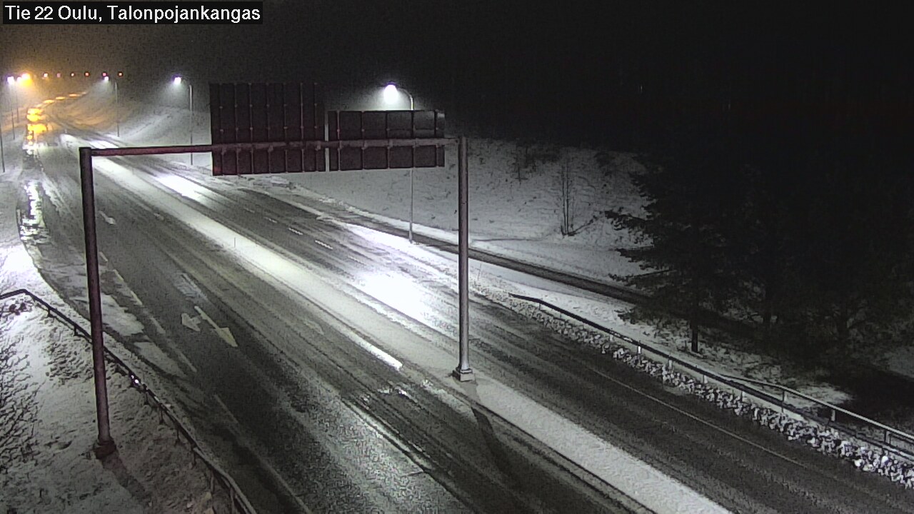 Weather Camera Image Väg 22 Oulu Heikkilänkangas, Oulu, Pohjois-Pohjanmaa