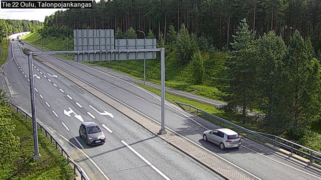 Weather Camera Image Road 22 Oulu Heikkilänkangas, Oulu, Pohjois-Pohjanmaa