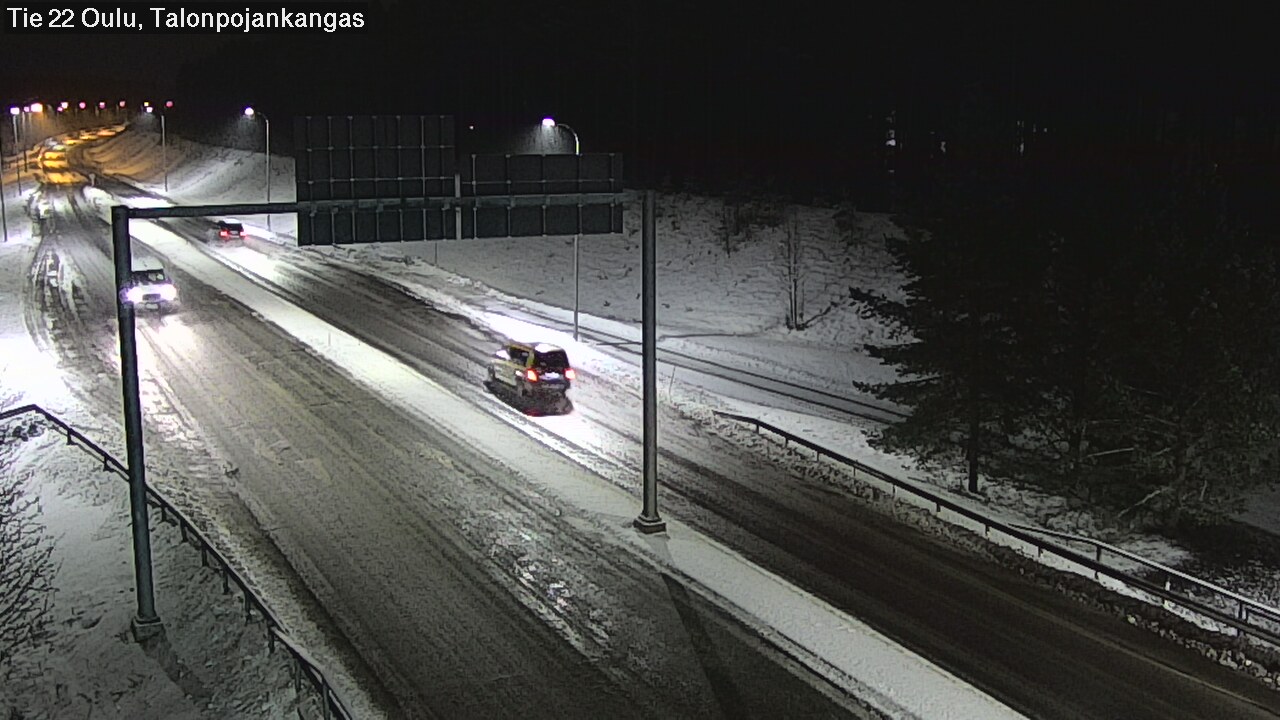 Weather Camera Image Väg 22 Oulu Heikkilänkangas, Oulu, Pohjois-Pohjanmaa