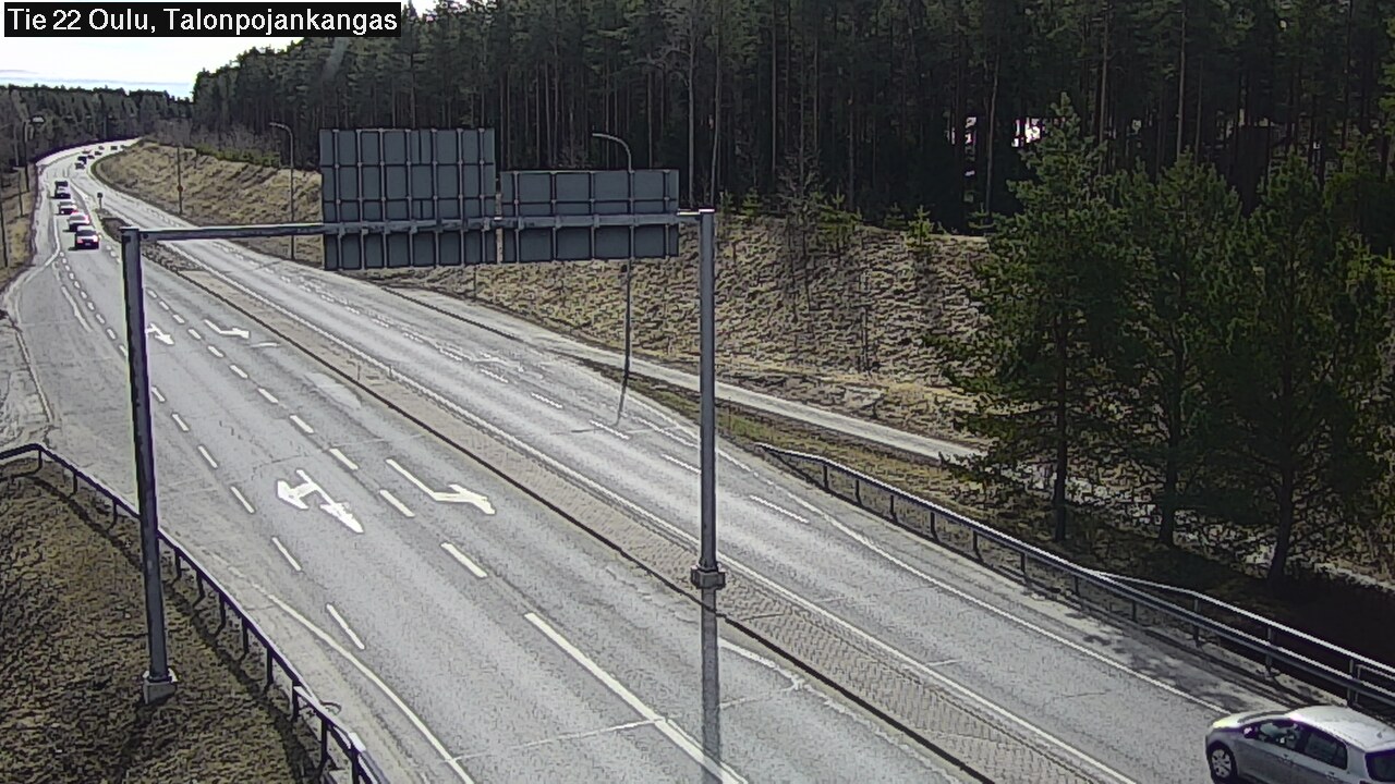 Weather Camera Image Road 22 Oulu Heikkilänkangas, Oulu, Pohjois-Pohjanmaa