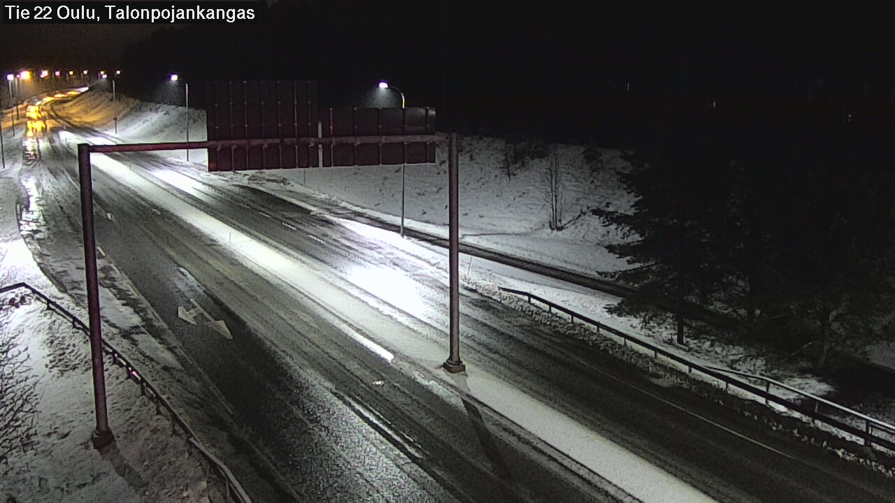 Weather Camera Image Väg 22 Oulu Heikkilänkangas, Oulu, Pohjois-Pohjanmaa