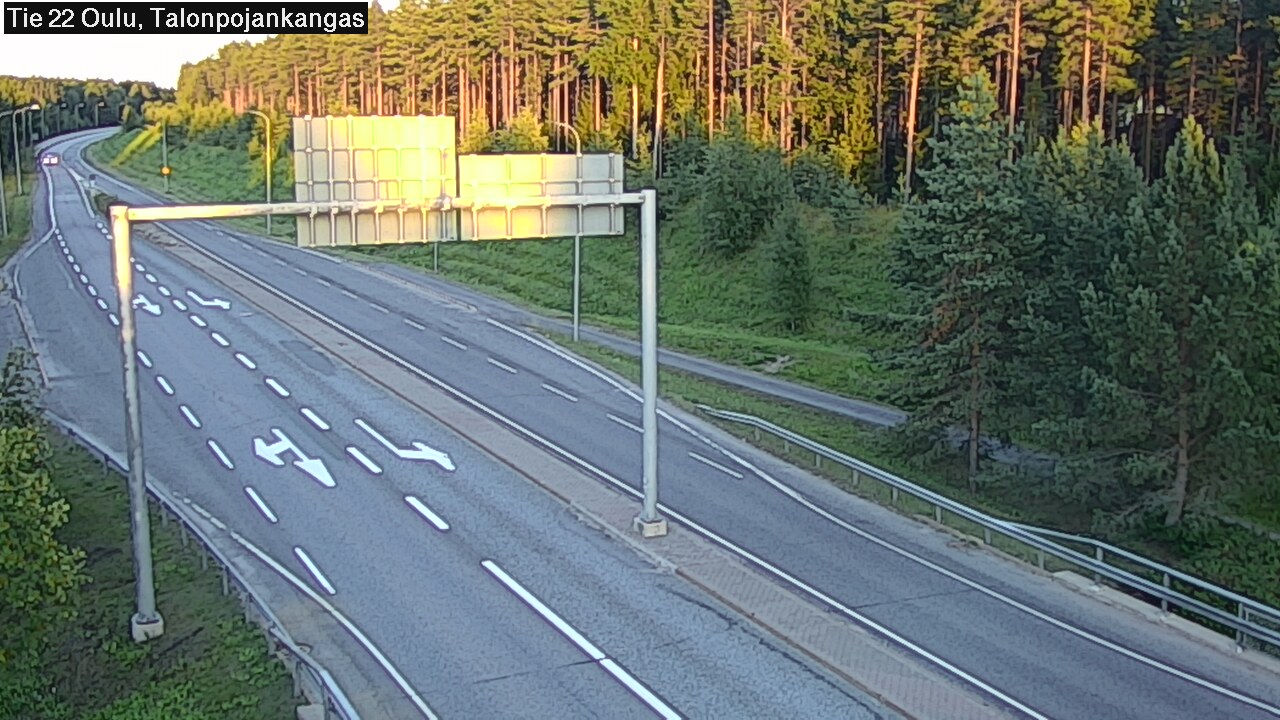 Weather Camera Image Road 22 Oulu Heikkilänkangas, Oulu, Pohjois-Pohjanmaa