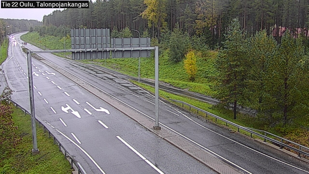 Weather Camera Image Väg 22 Oulu Heikkilänkangas, Oulu, Pohjois-Pohjanmaa